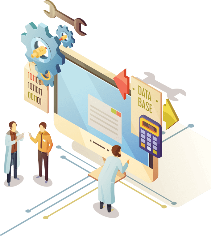 an illustration representing lead retrieval app