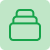 Green square icon with a white stacked layers symbol inside representing layered files or data.