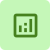 Green icon of a bar chart with an ascending trend inside a rounded square.