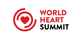 World Heart logo featuring a stylized heart inside concentric circles in red.