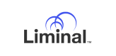 Liminal logo with stylized blue arc graphic over the text.