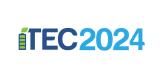 ITEC 2024 logo with stylized text and stacked bar chart icon