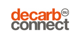 Decarb Connect logo with 'decarb' in orange and 'connect' in gray lowercase letters.