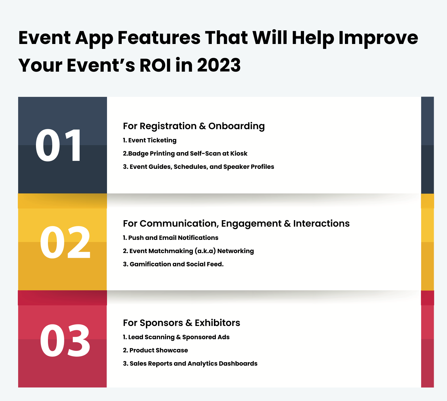 Essential Event App Features