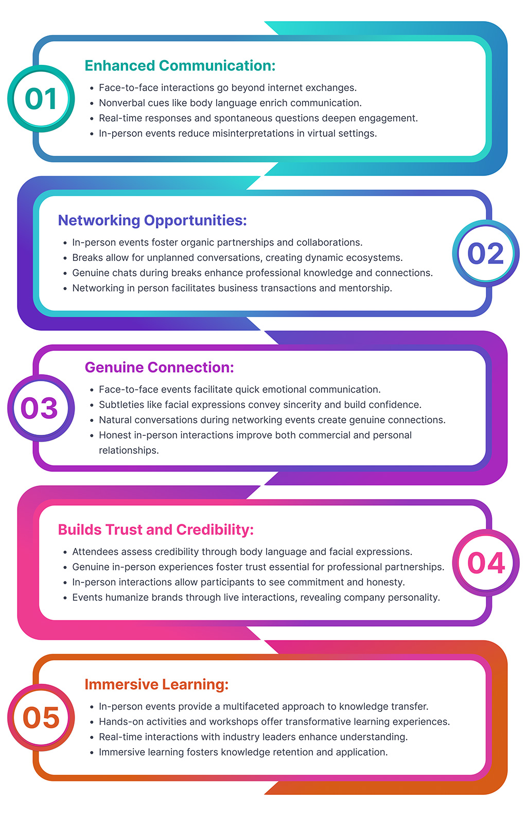 Benefits Of In-Person Events