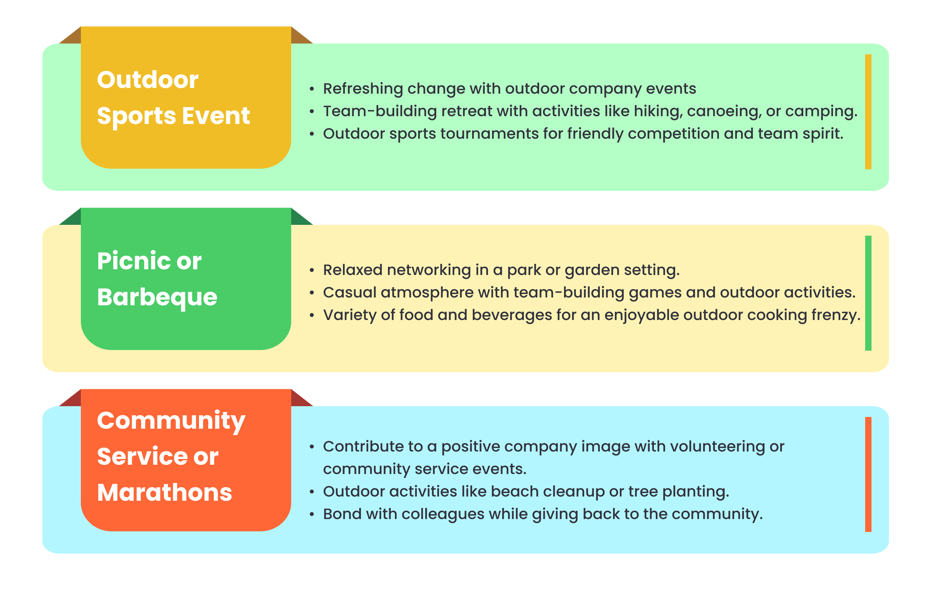 Outdoor Work Event Activity Ideas